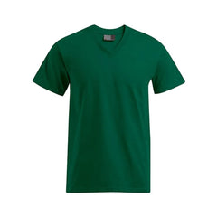 Heren V-Hals T-shirt Bedrukken – 180g Premium Katoen - Groen
