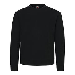 Sweatshirt van 70% katoen en 30% polyester – Geborsteld en comfortabel - Zwart