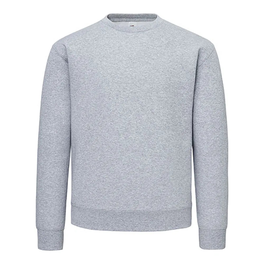 Sweatshirt in athletic heather kleur, klassieke pasvorm van katoen en polyester – artikel 24F276