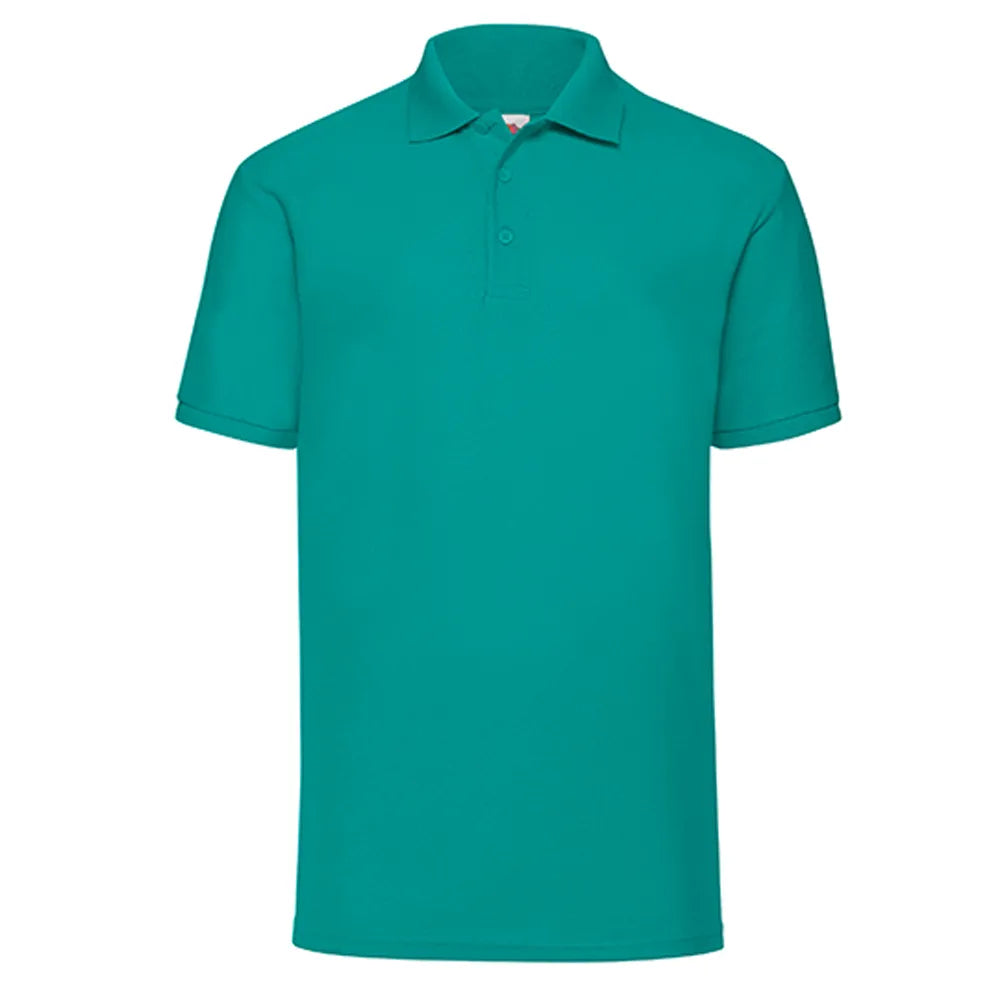 Heren polo regular fit 180g bedrukken kleur groen 24F502