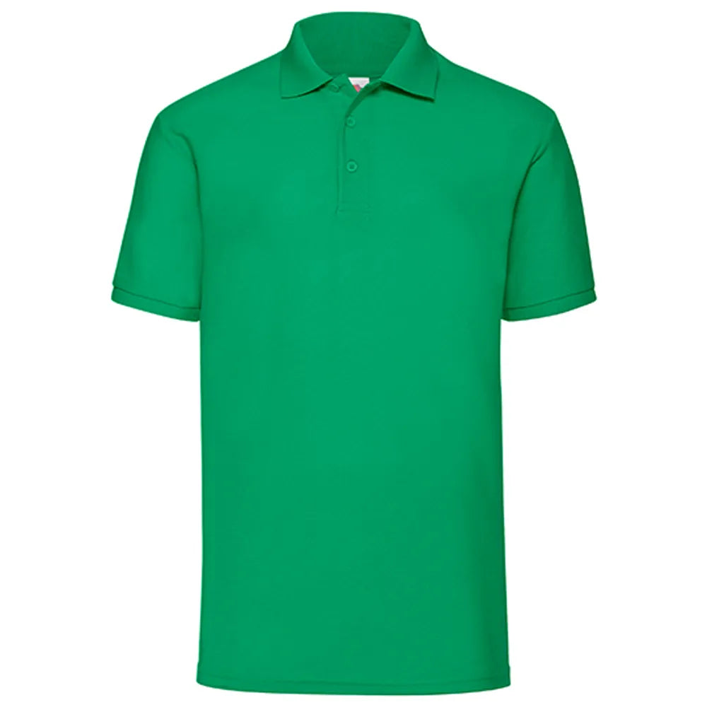 Heren polo regular fit 180g bedrukken kleur kelly groen 24F502