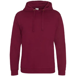 just hoods hoodie perfect voor personalisatie burgundy voorzijde  24JH011