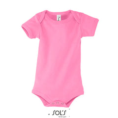 Baby rompertje van katoen – OEKO-TEX® en bedrukbaar - Pink