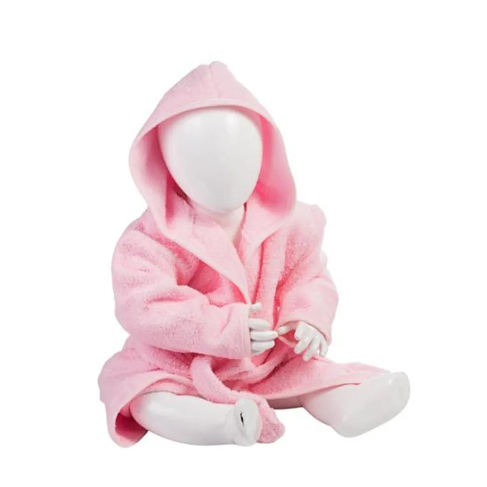 Babybadjas met capuchon, Roze - 24AR022