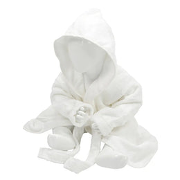 Babybadjas met capuchon, Wit - 24AR022