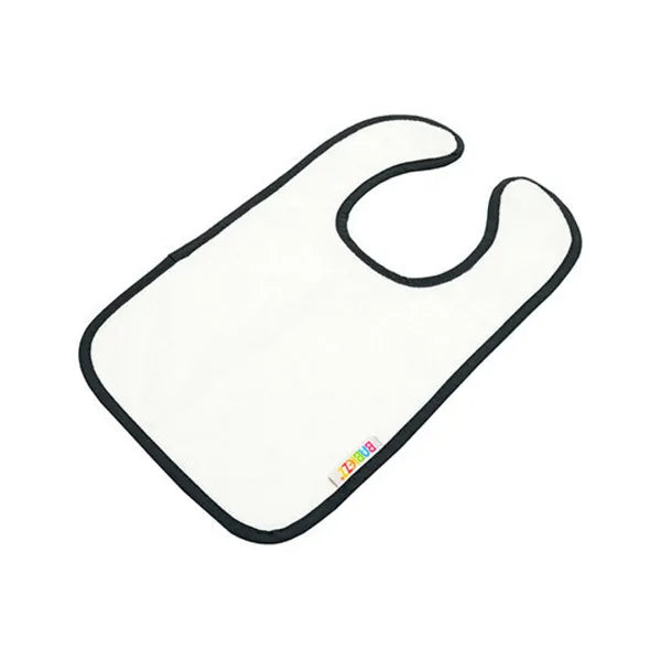 slabbetjes sublimation badstof wit navy 24ar894