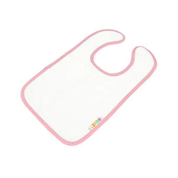 slabbetjes sublimation badstof wit roze 24ar894