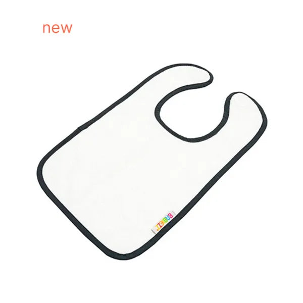 slabbetjes sublimation badstof wit zwart 24ar894