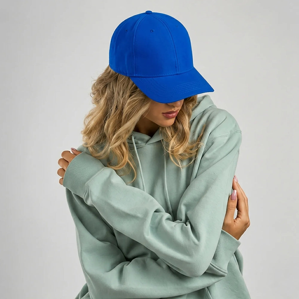 eco cap recycled 6 panelen Royal-Blue_sfeer foto 24at672