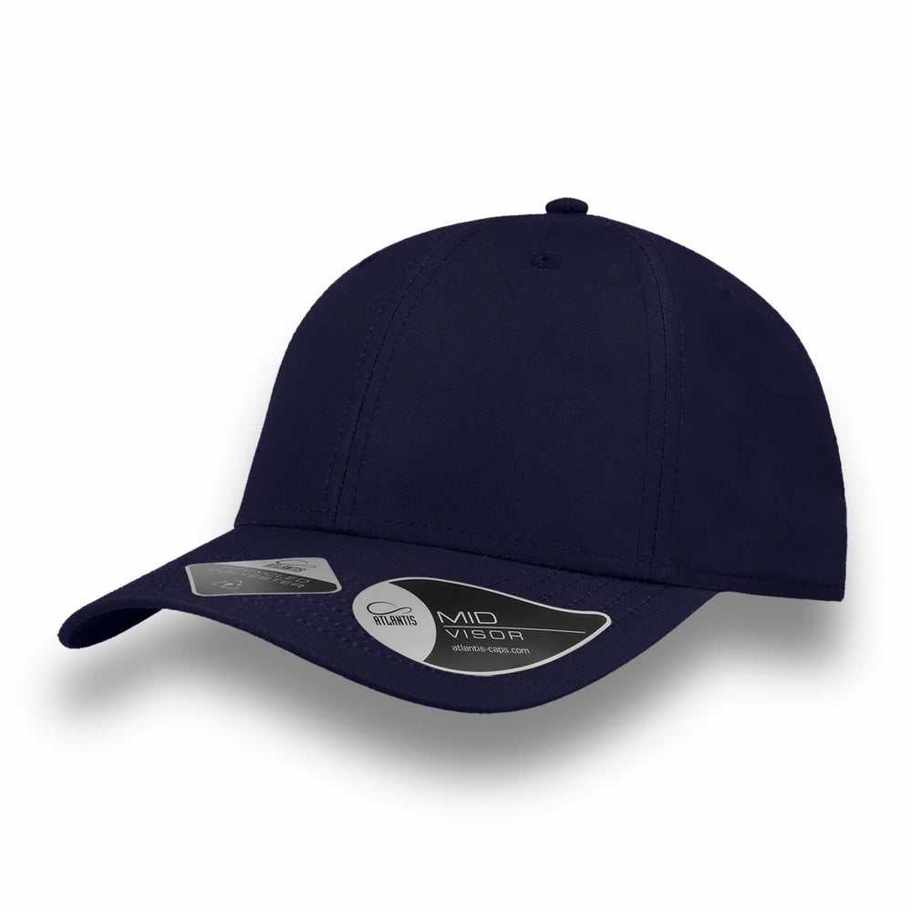 Eco caps van gerecycled polyester, Marineblauw - 24AT672