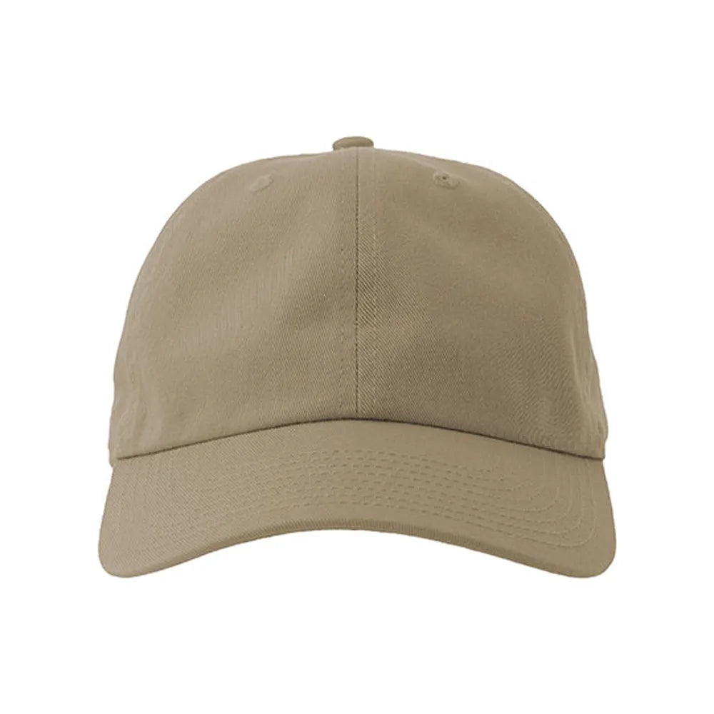 Cap van gerecycled en biologisch katoen voorzijde, Beige - 24AT681