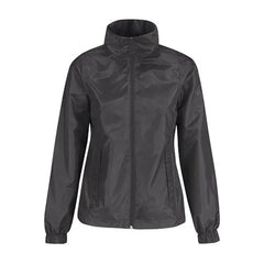 Slim-Fit Windjack voor Dames van B&C - Antraciet