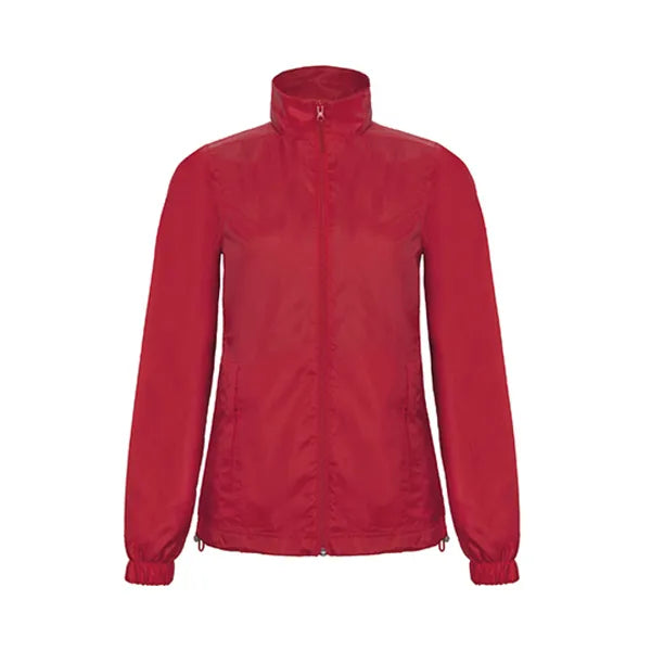 Slim-fit windjack voor dames van BenC, Rood - 24BCJWI61