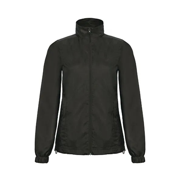 windjack slim fit benc zwart voorzijde 24bcjwi61