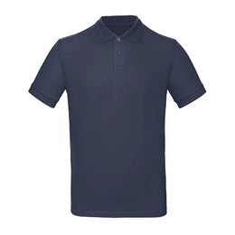 B&C poloshirt van biologisch katoen, Marineblauw - 24BCPM430