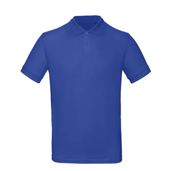 poloshirt katoen benc kobalt blauw voorzijde 24bcpm430 