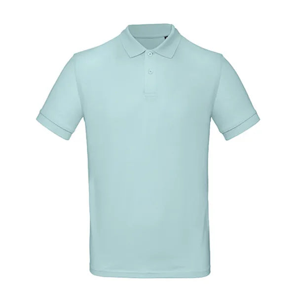 poloshirt katoen benc millennialmint voorzijde 24bcpm430 
