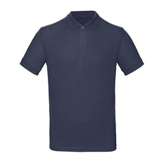 B&C Poloshirt van Biologisch Katoen Navy