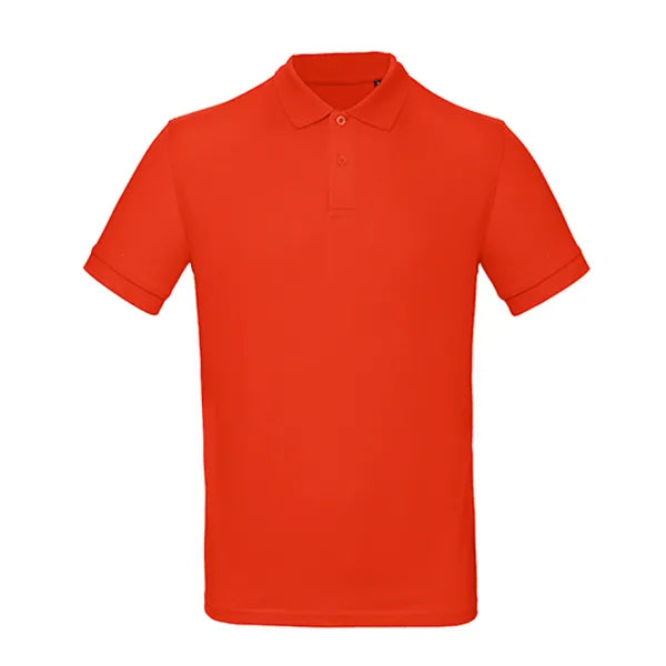 poloshirt katoen benc rood voorzijde 24bcpm430 