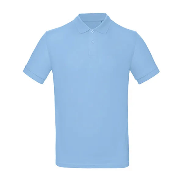 poloshirt katoen benc skyblue voorzijde 24bcpm430 