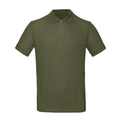 B&C Poloshirt van Biologisch Katoen Khaki