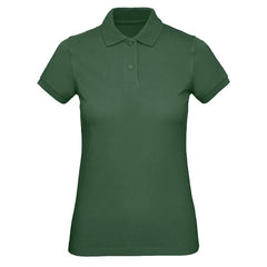 Dames Polo Biologisch Katoen B&C - Fles Groen