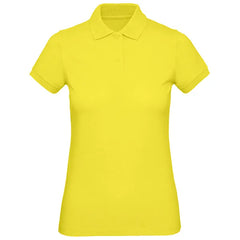 Dames Polo Biologisch Katoen B&C Geel