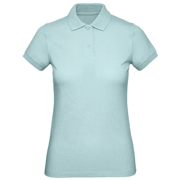 comfortabel polo shirt biologisch katoen bc millennialmint voorzijde 24bcpw440