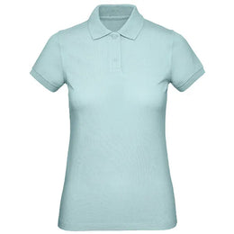 comfortabel polo shirt biologisch katoen bc millennialmint voorzijde 24bcpw440