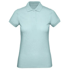 Dames Polo Biologisch Katoen B&C Millennial Mint