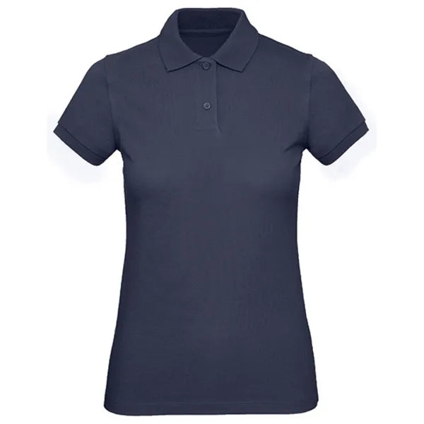 comfortabel polo shirt biologisch katoen bc navy voorzijde 24bcpw440