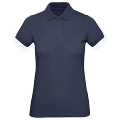 Dames Polo Biologisch Katoen B&C Navy