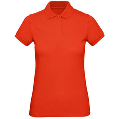 Dames Polo Biologisch Katoen B&C Rood