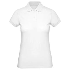 Dames Polo Biologisch Katoen B&C Wit