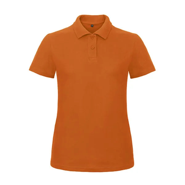 B&C damespolo van katoen, Oranje - 24BCPWI11