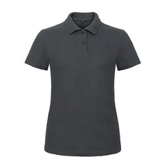 Elegant Polo Shirt voor Dames - B&C Katoen Charcoal