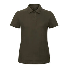 Elegant Polo Shirt voor Dames - B&C Katoen - Dark Mokka