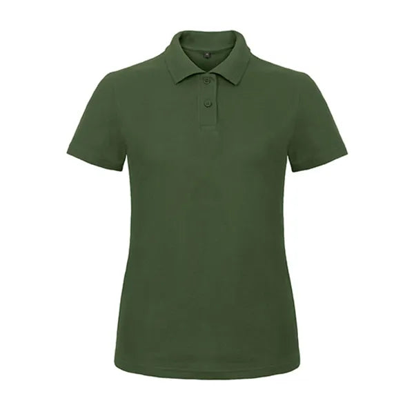 polo shirt katoen benc flessen groen voorzijde 24bcpwi11