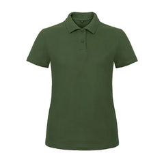 Elegant Polo Shirt voor Dames - B&C Katoen - Fles Groen