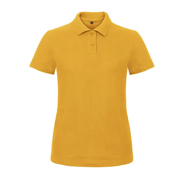 polo shirt katoen benc goud voorzijde 24bcpwi11