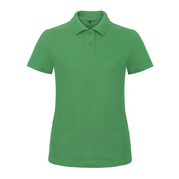 polo shirt katoen benc kelly groen voorzijde 24bcpwi11