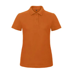 Elegant Polo Shirt voor Dames - B&C Katoen Oranje