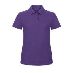 Elegant Polo Shirt voor Dames - B&C Katoen - Paars