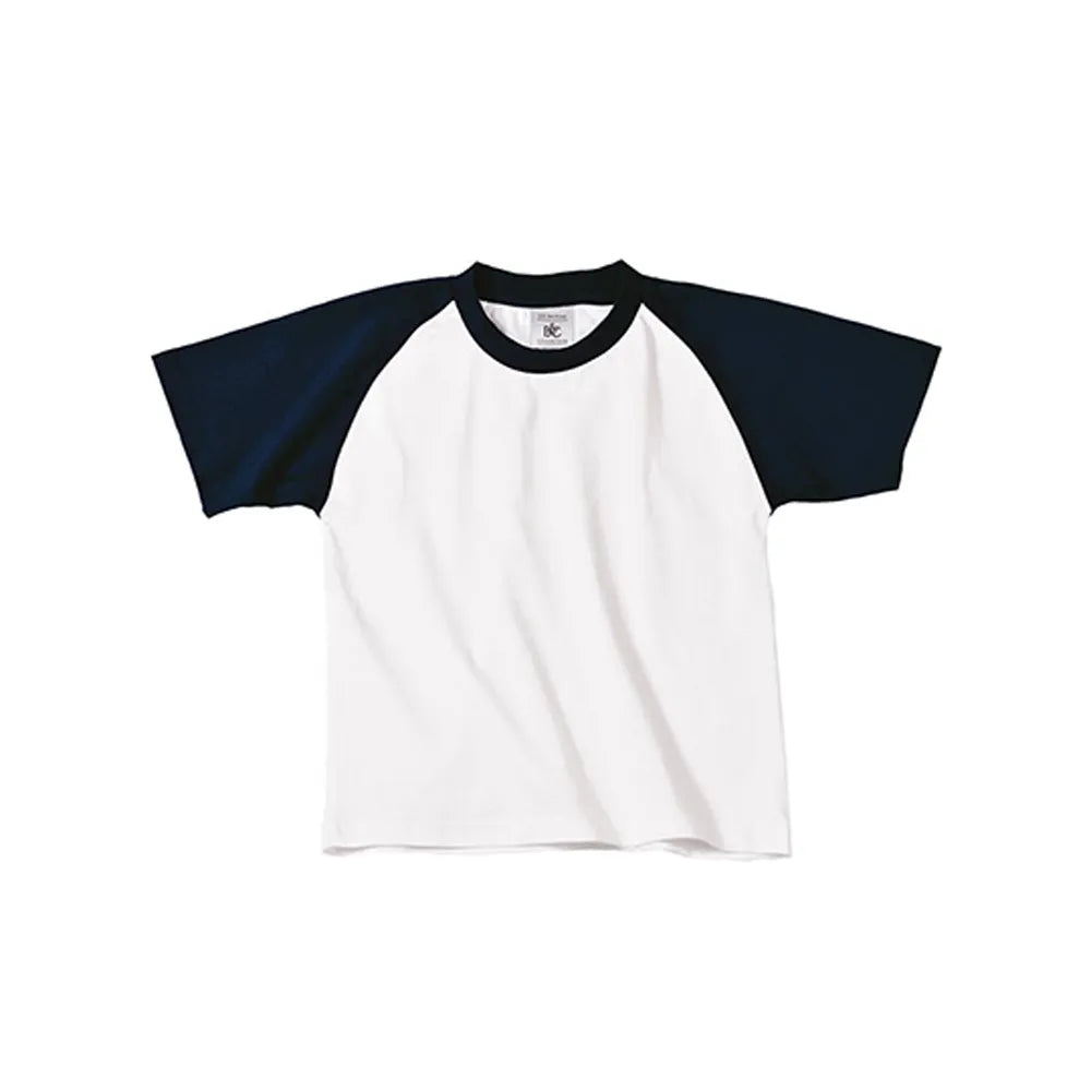 base ball shirt katoen benc navy voorzijde 24bctk350