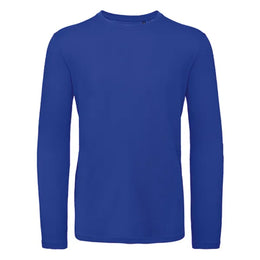 t shirt lange mouwen benc kobalt blauw voorzijde 24bctm070