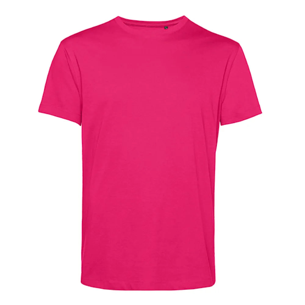B&C T-shirt van biologisch katoen, Kersenrood - 24BCTU01B