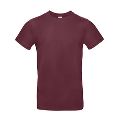 Duurzaam B&C T-shirt van Ringgesponnen Katoen - Bordeaux