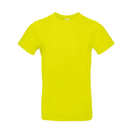 B&C T-shirt van ringgesponnen katoen, Neongeel - 24BCTU03T