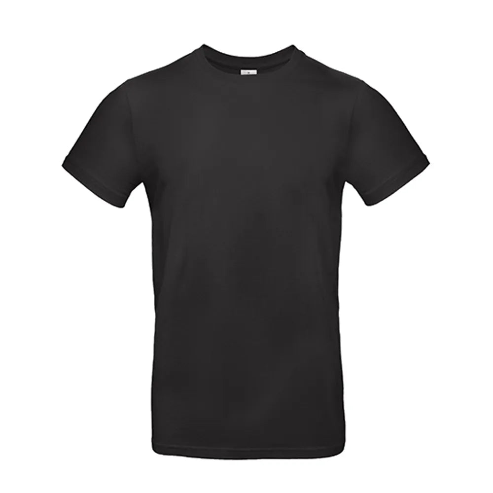 B&C T-shirt van ringgesponnen katoen, Zwart - 24BCTU03T