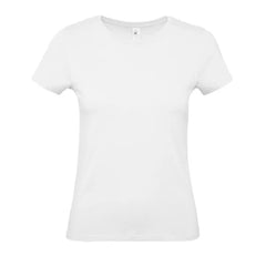 B&C Dames T-shirt Jersey - Wit